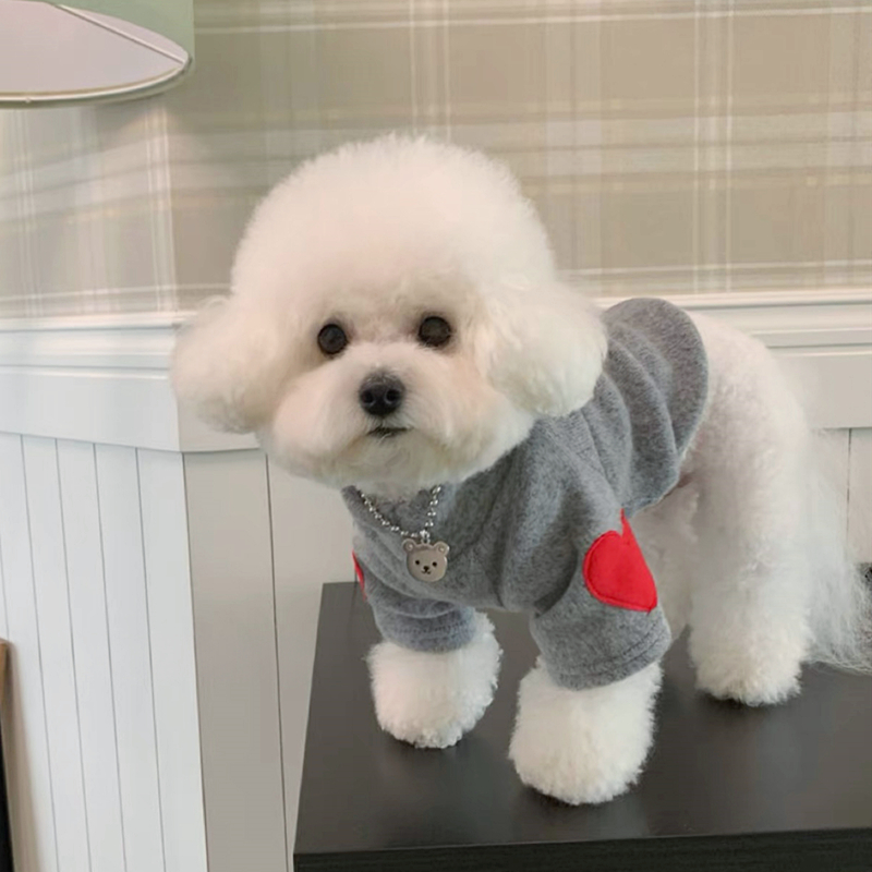 Winter Clothing For Dogs - Hond Love Bottom Shirt Warm Huisdier