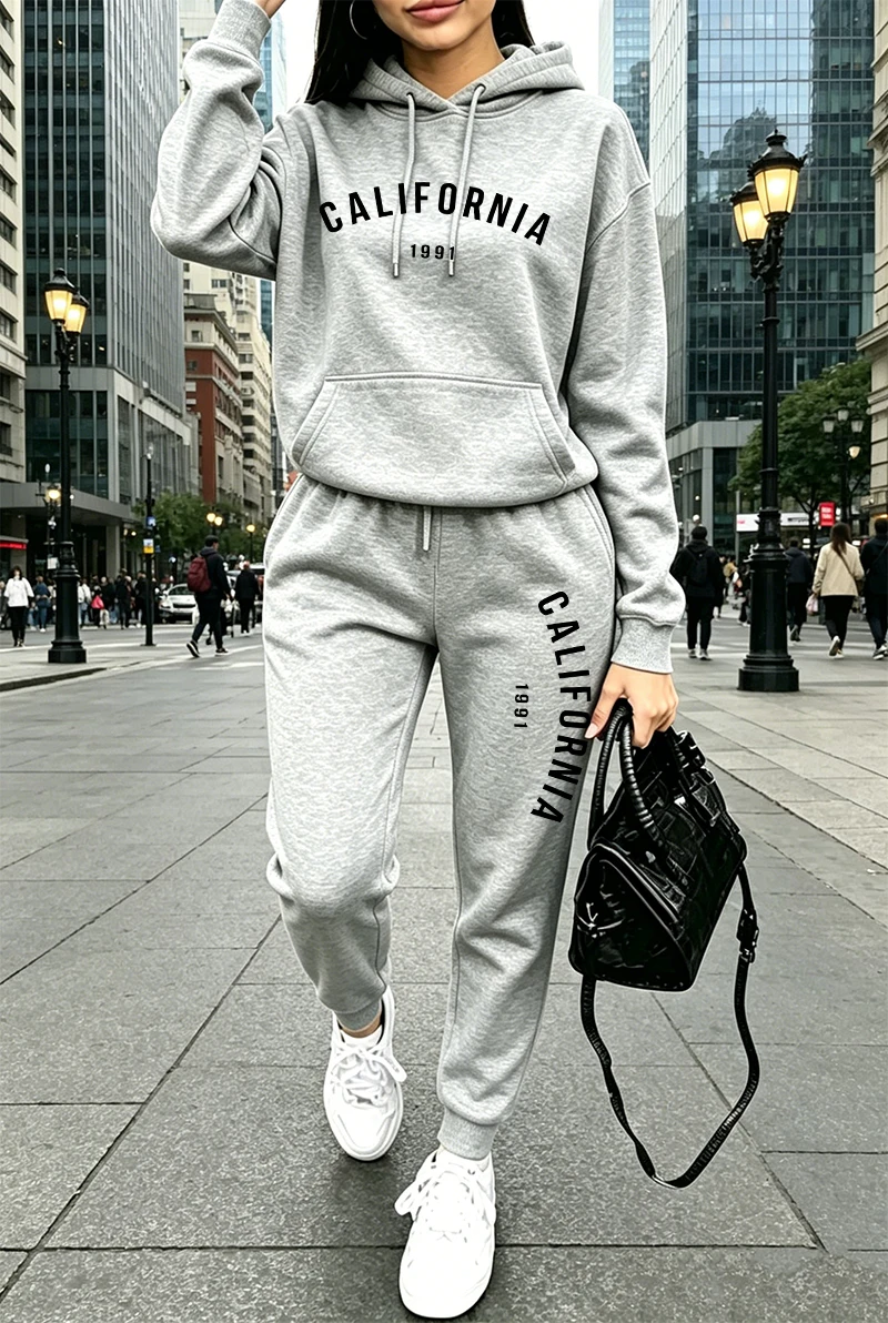 Winter Clothing - Hete Aanbiedingen Dames Trainingspak Geprinte Casual