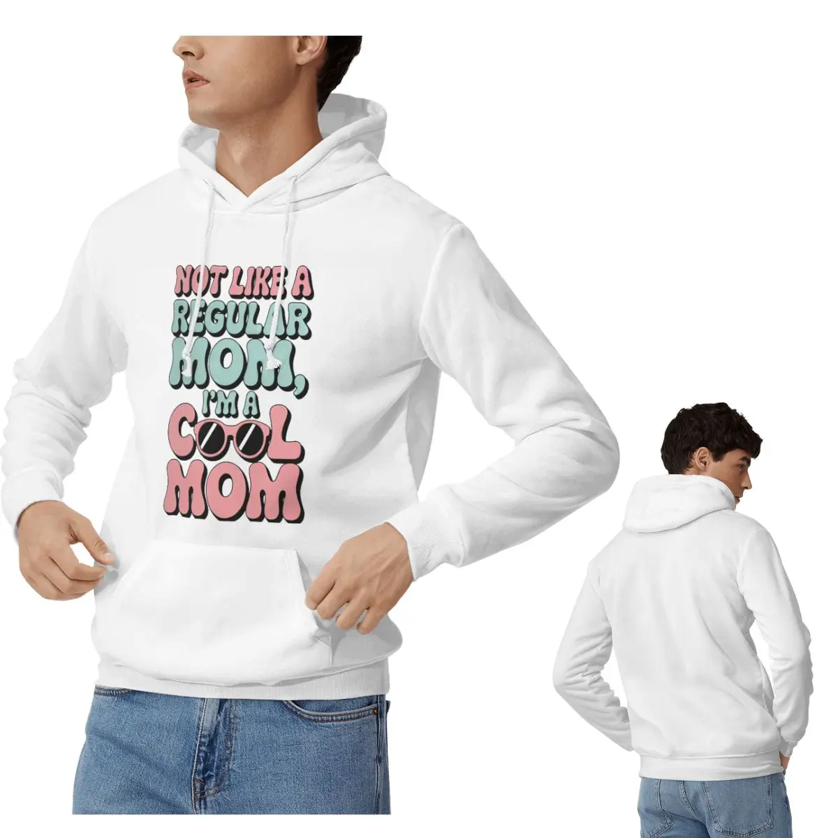 Winter Clothing Quotes - Cool Mom Retro Typografie Leuk Esthetisch