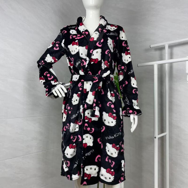 Winter Clothing - Nachtjapon Hello Kitty Nieuwe Herfst Winter