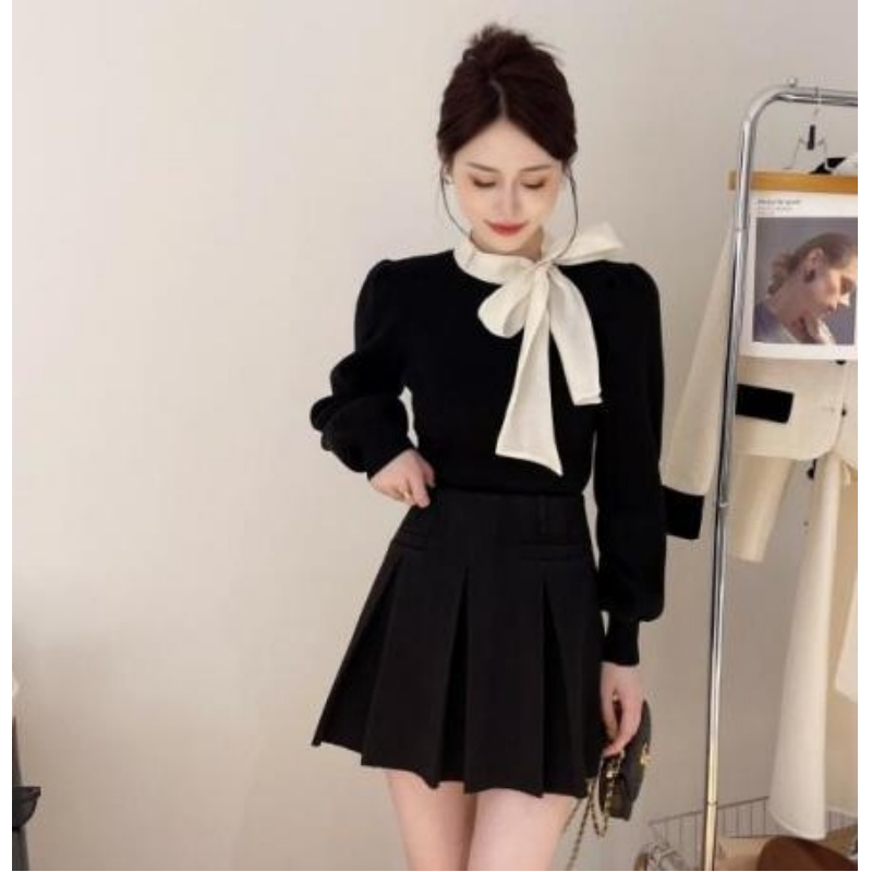 Winter Clothing Line - Lente Herfst Vrouwen Graceful Strik Tops