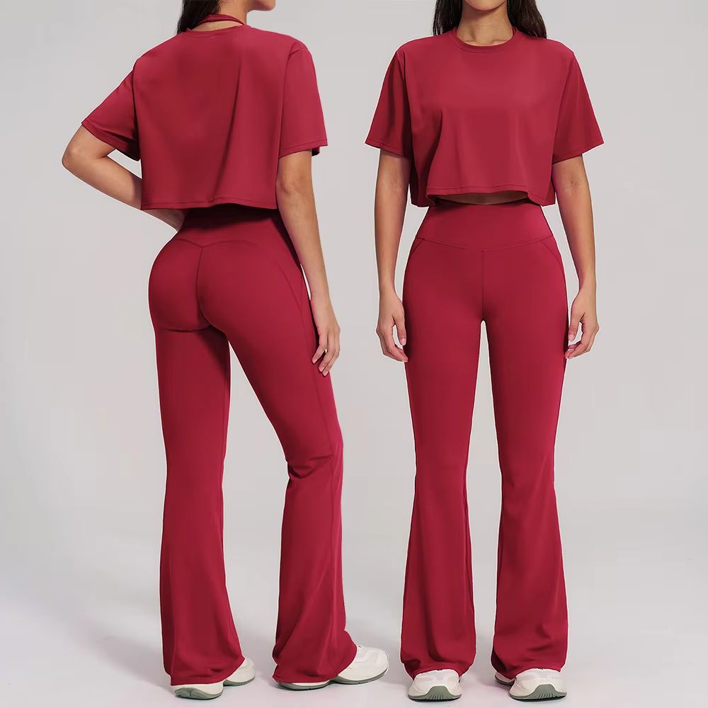 Winter Yoga Clothing - 2-delige yogaset sportoutfit gympak dames trainingspak