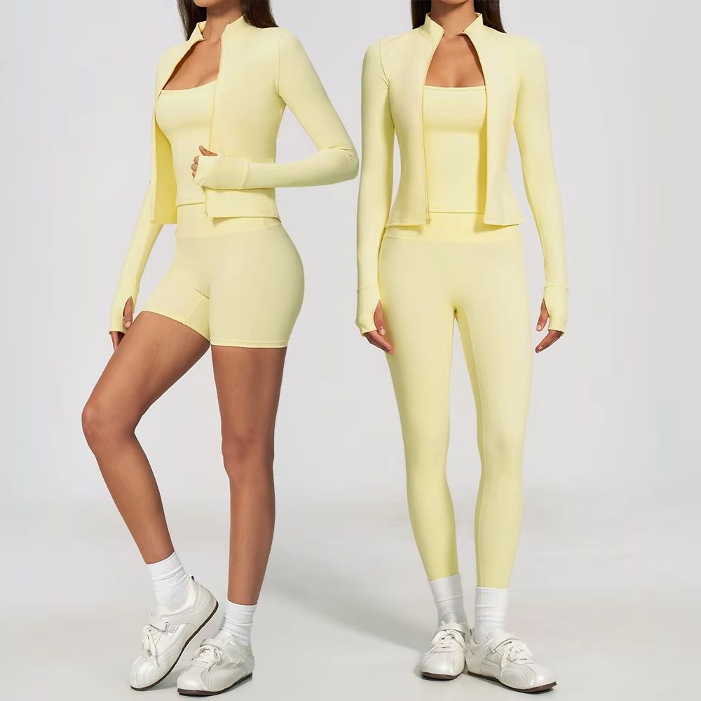 Winter Yoga Clothing - Dames Yoga Set 3-delig Workout Set