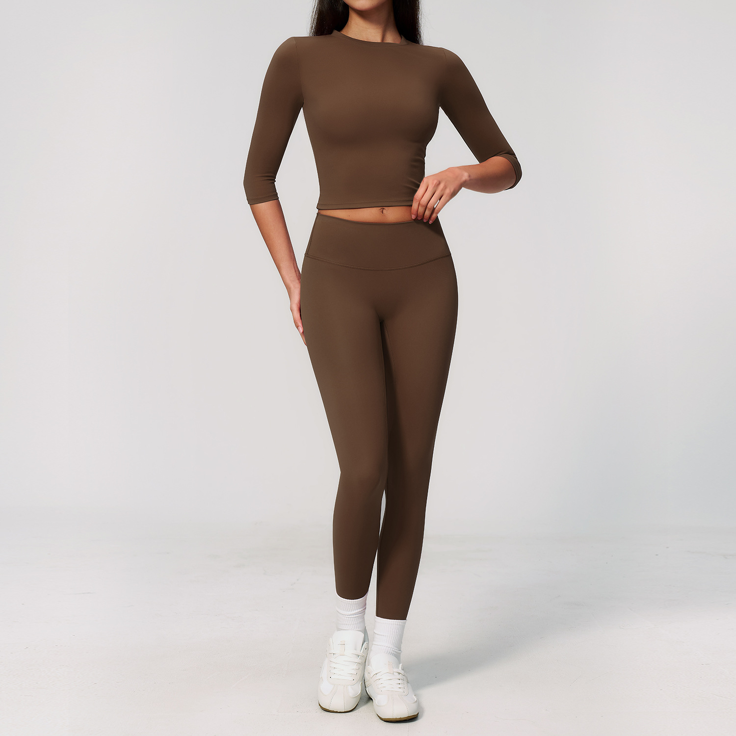 Winter Yoga Clothing - Yogapak 2-delig sportset, sneldrogend gymset, dames