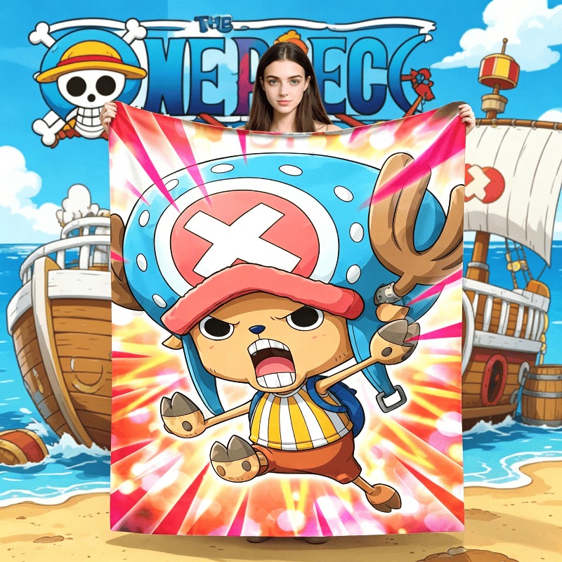 Winter Clothing Kids - Tony Chopper Flanellen deken Winter Anime