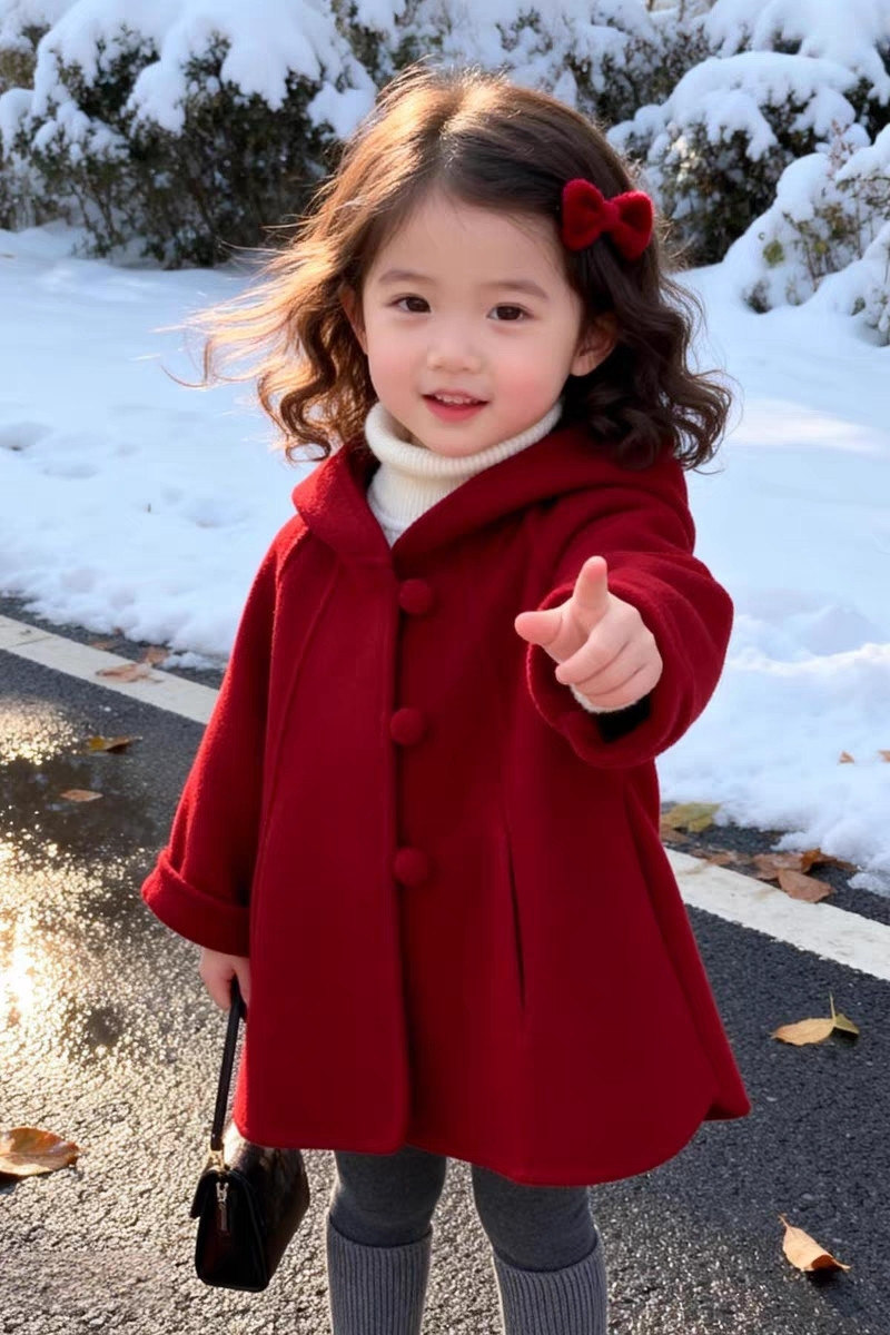 Meisjes wollen jas herfst wint - Winter Clothing For Baby Girl recensie en prijs