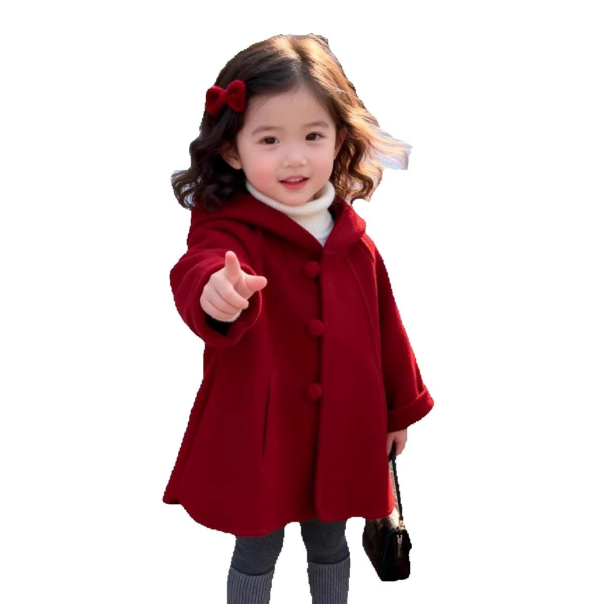 Meisjes wollen jas herfst wint - Winter Clothing For Baby Girl recensie en prijs