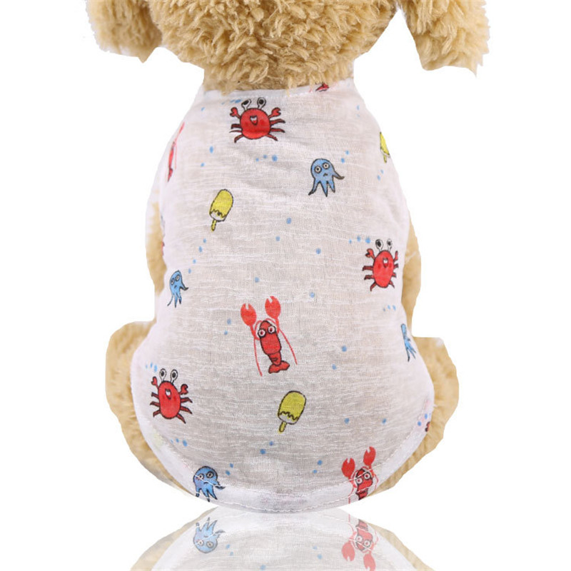 5-kleuren zomer mooie cartoon  - Winter Clothing For Dogs recensie en prijs