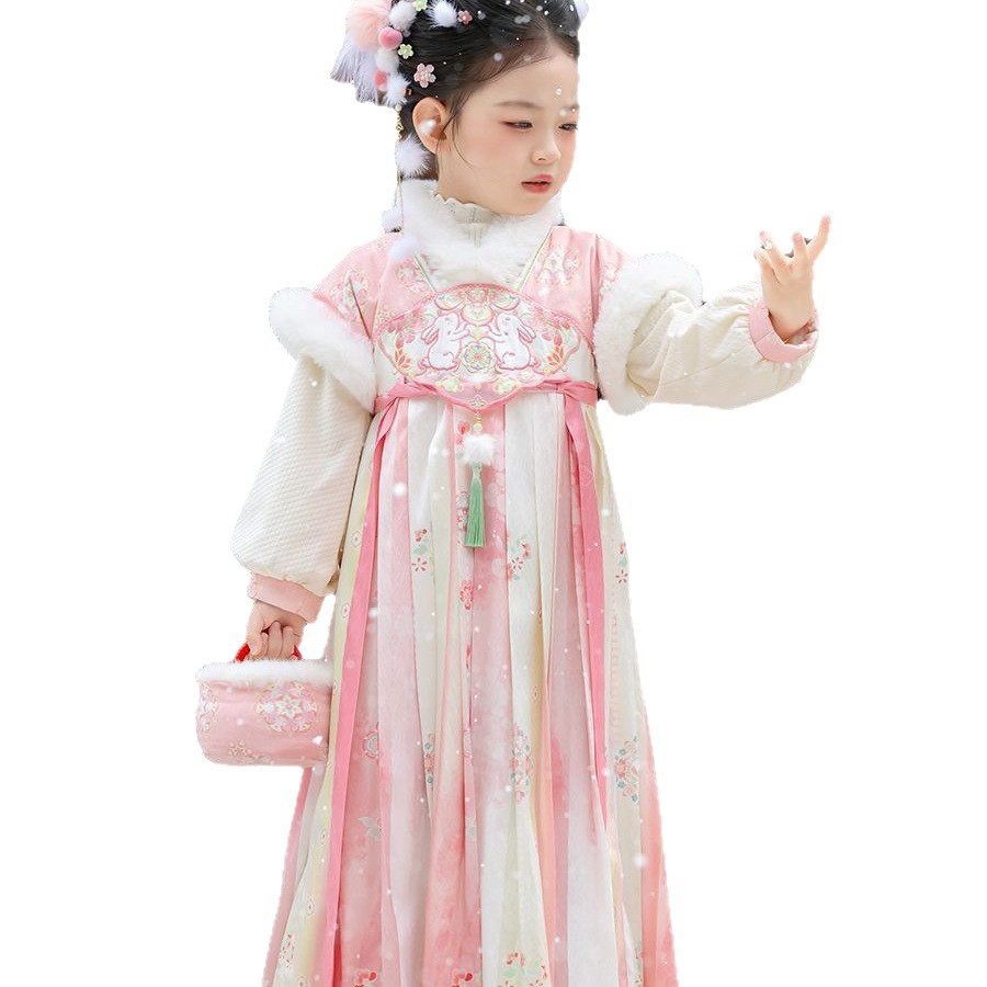 2025 Meisjes Fee Hanfu Kindere - Winter Clothing For Baby Girl recensie en prijs