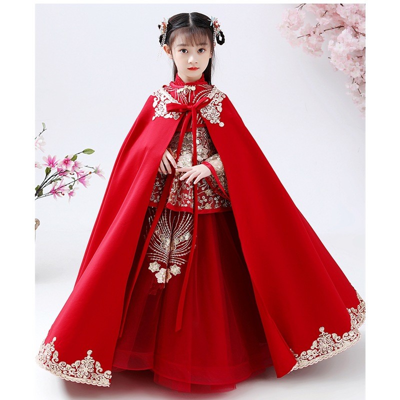 Meisjes Hanfu Cheongsam-kostuu - Winter Clothing Kids recensie en prijs