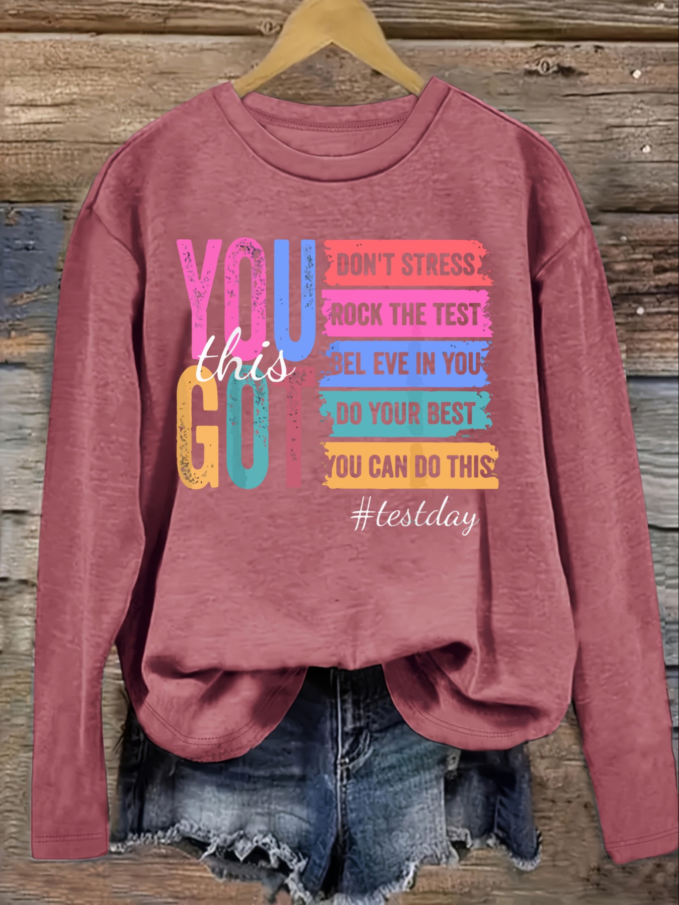 Dames Casual T-shirt met lange - Winter Clothing Quotes recensie en prijs