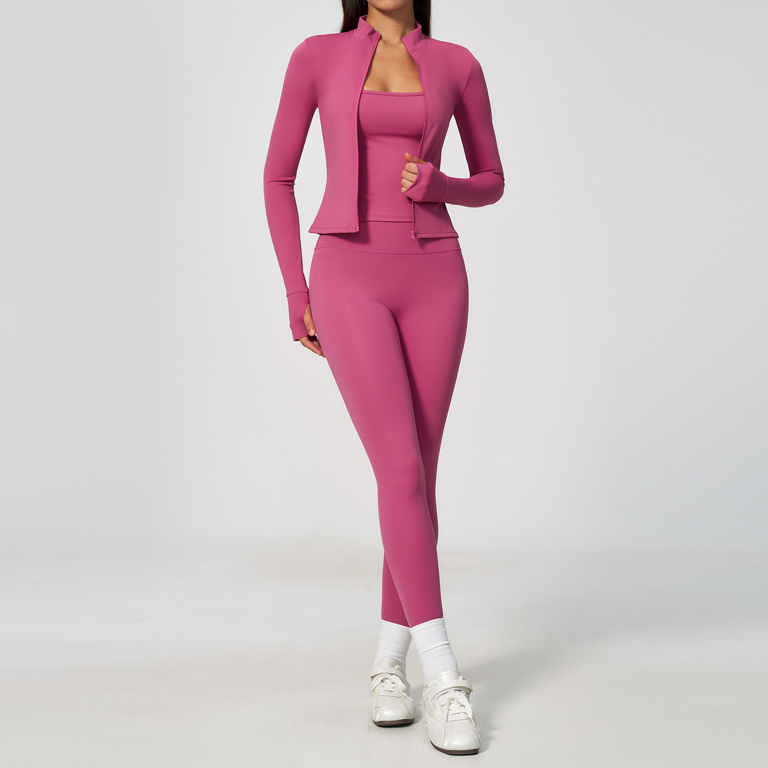 Dames Yoga Set 3-delig Workout - Winter Yoga Clothing recensie en prijs
