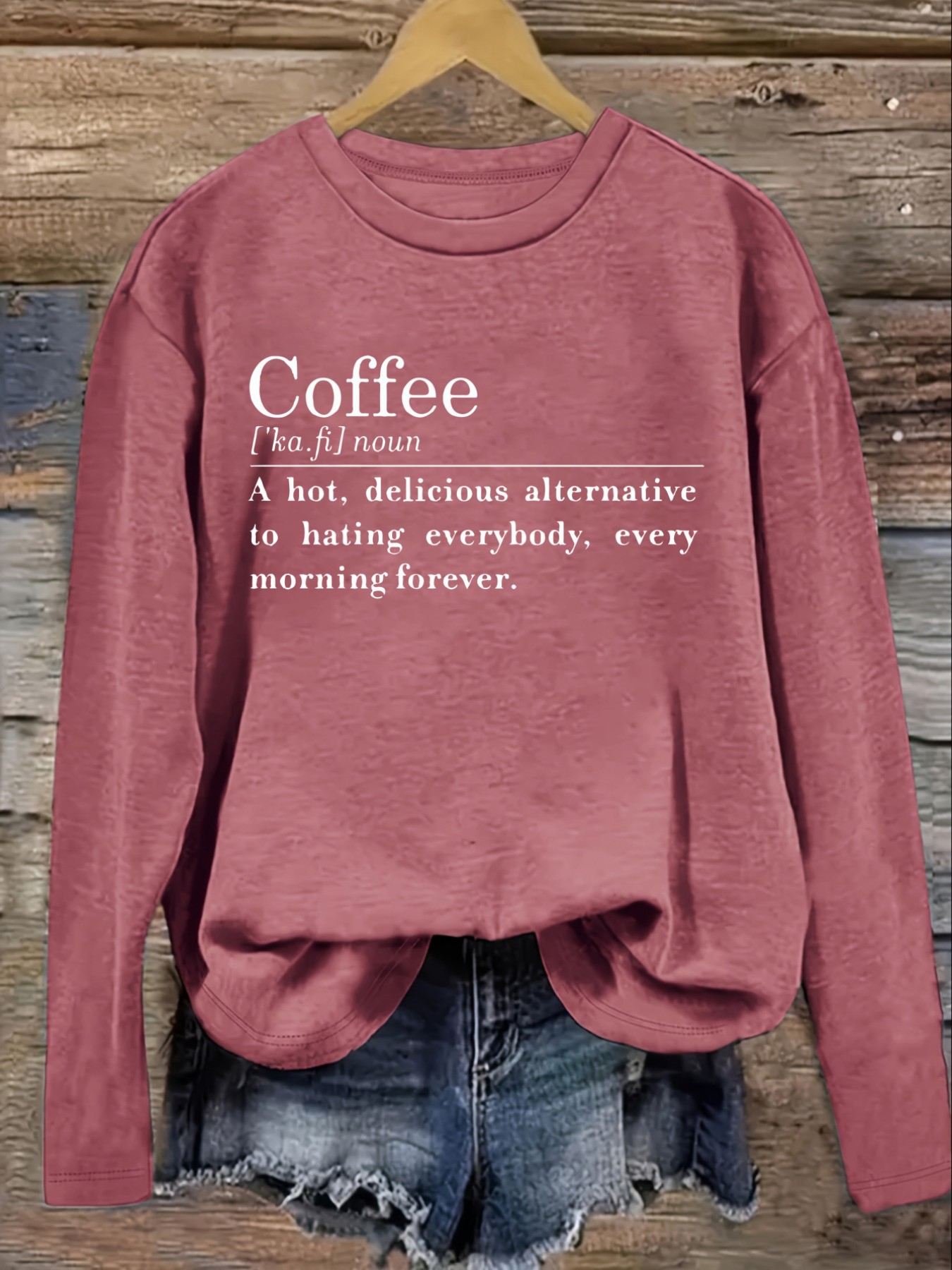 Dames Casual T-shirt met lange - Winter Clothing Quotes recensie en prijs