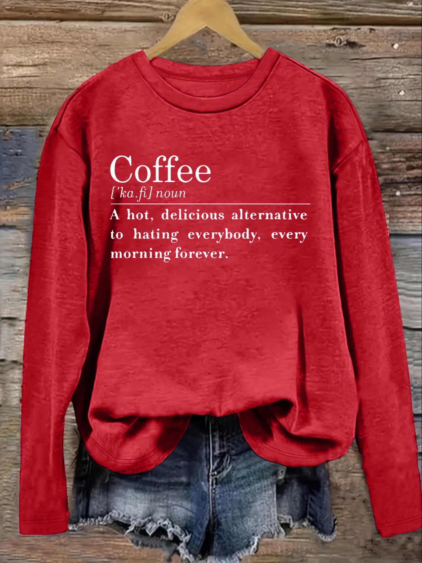 Dames Casual T-shirt met lange - Winter Clothing Quotes recensie en prijs