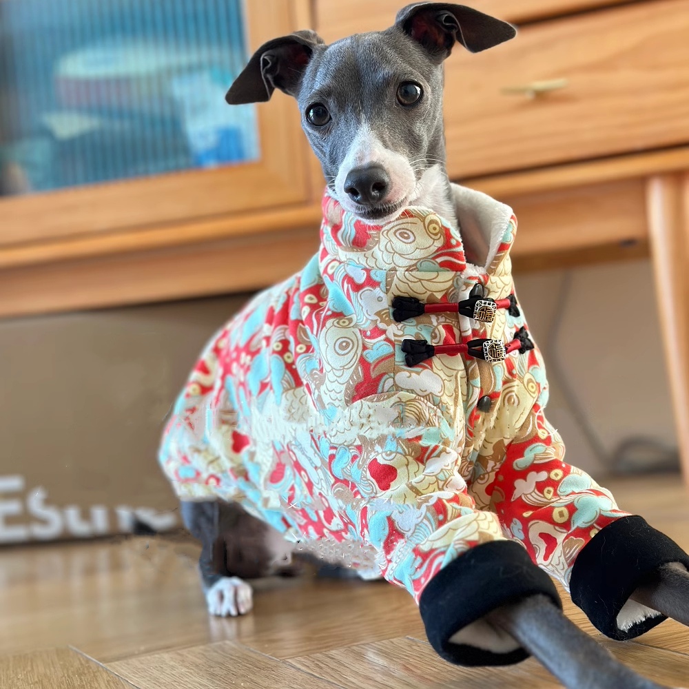 Fleecejack met Chinese knoopge - Winter Clothing For Dogs recensie en prijs