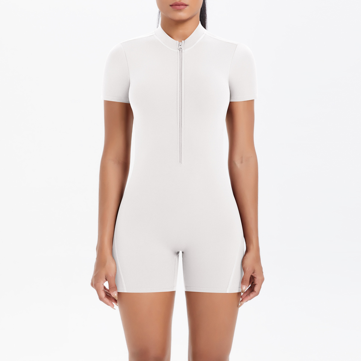 Workout jumpsuit met korte mou - Winter Yoga Clothing recensie en prijs