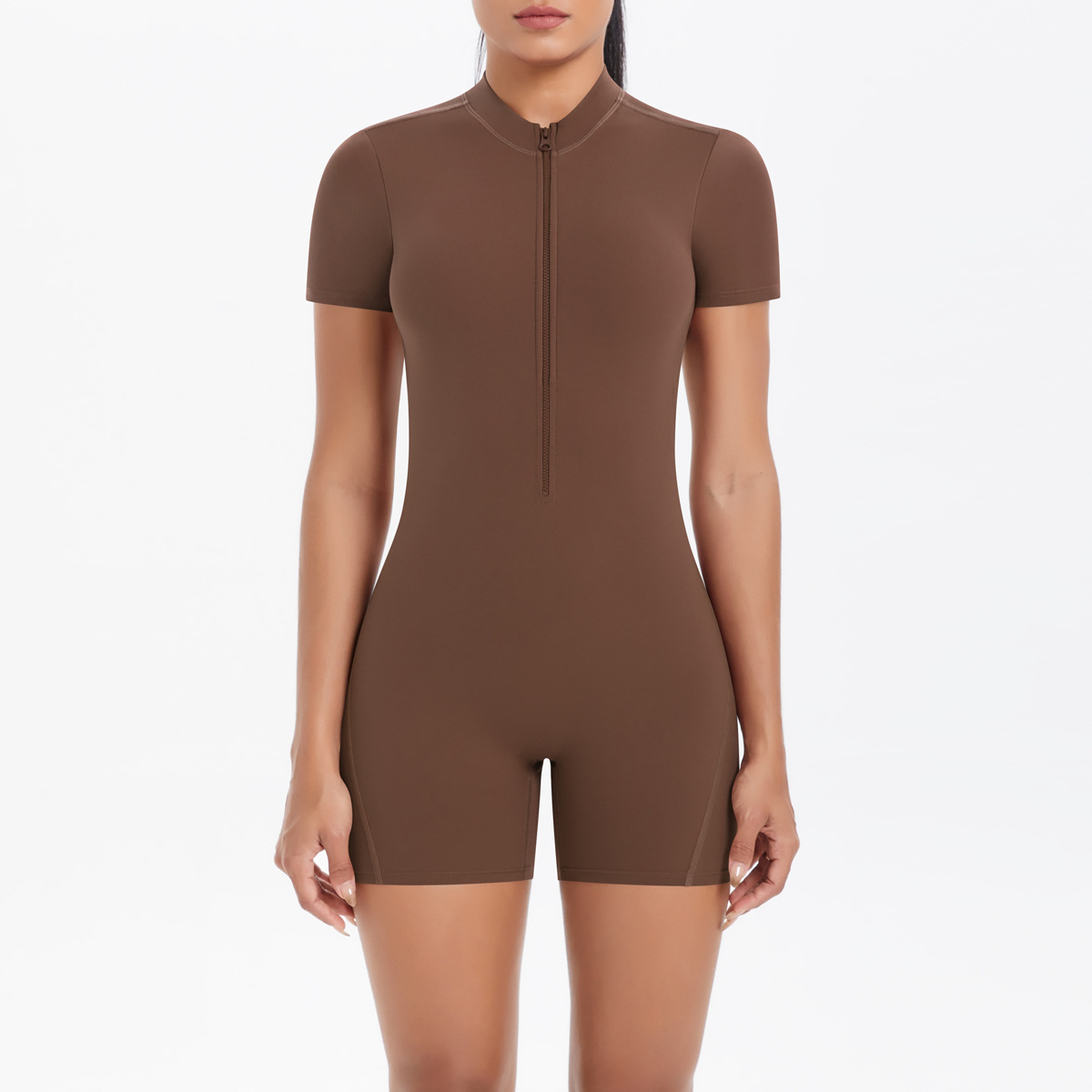 Workout jumpsuit met korte mou - Winter Yoga Clothing recensie en prijs