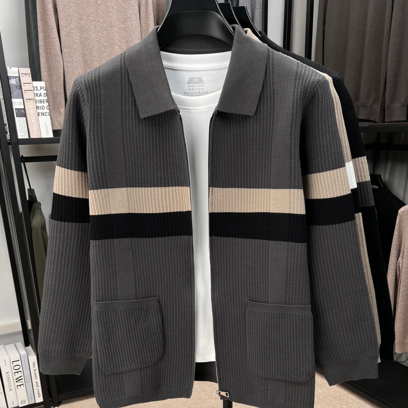 Hoogwaardige heren jacquard tr - Winter Clothing Trends recensie en prijs